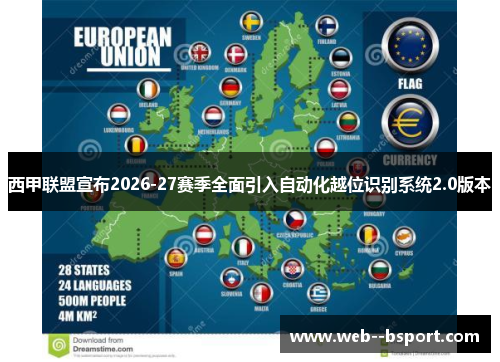 西甲联盟宣布2026-27赛季全面引入自动化越位识别系统2.0版本 西甲联盟宣布2026-27赛季全面引入自动化越位识别系统2.0版本